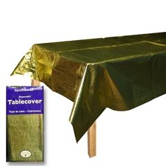 Gold Metallic  Table Cover 