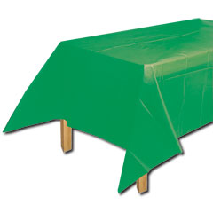 GREEN SOLID  TABLE COVER