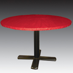 REAL RED ROUND    60'' TABLE COVER