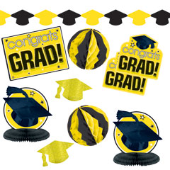 Yellow Graduation Decorating Kit