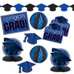 Blue Graduation Decorating Kit