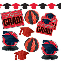 Red Graduation Decorating Kit