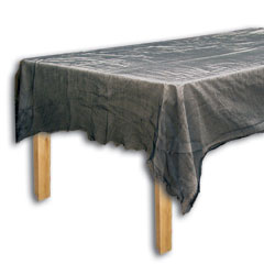 BLACK CHEESECLOTH TABLECOVER